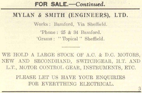 Mylan and Smith ad from 1935